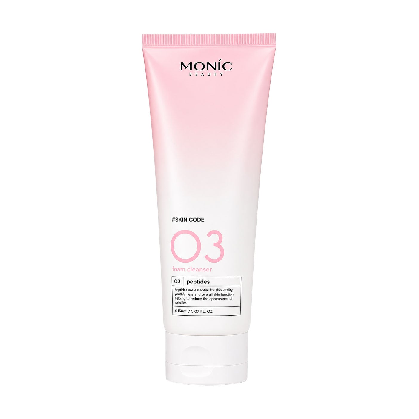 Пінка для вмивання Monic Beauty Skin Code 03 Peptides Foam Cleanser, 150 мл