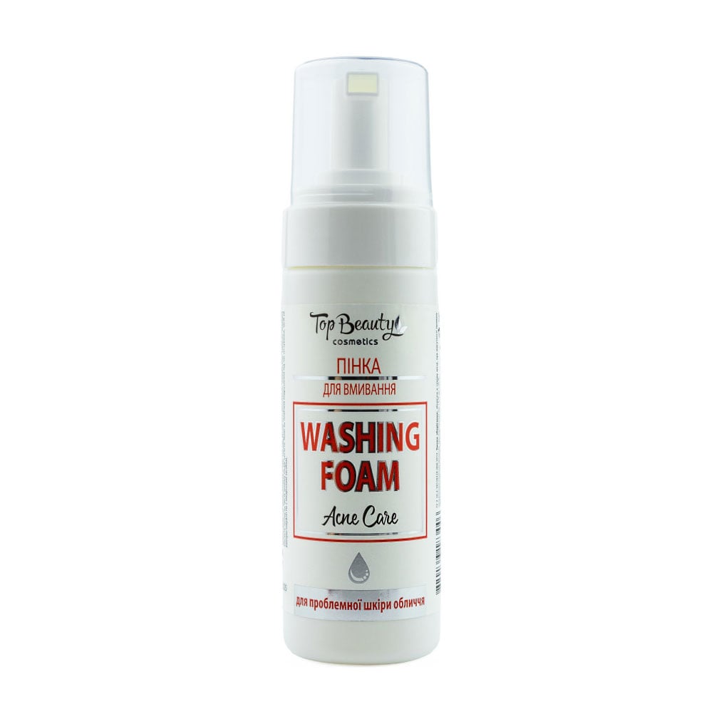 Пінка для вмивання Top Beauty Acne Care Washing Foam для проблемної шкіри обличчя, 150 мл